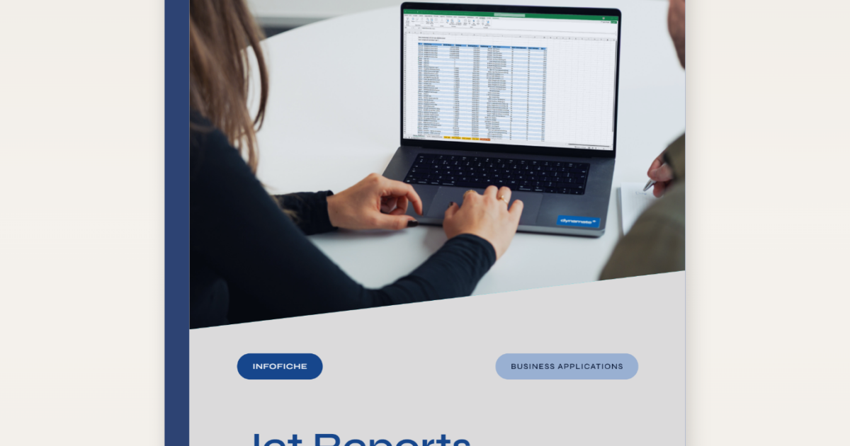 Jet Reports: rapporteren in Excel met data uit Business… | Dynamate
