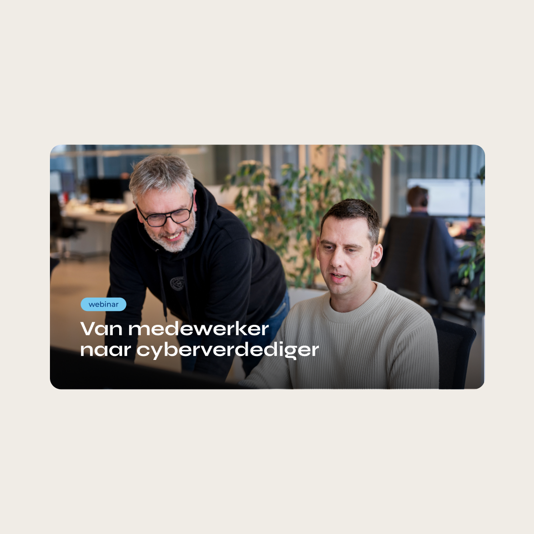 Opname: Van medewerker naar cyberverdediger